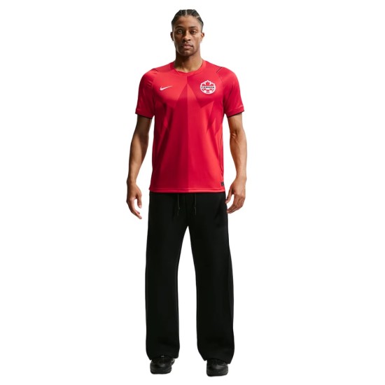 Maglia Coppa del Mondo 2026 Casa Canada Uomo Maglia Coppa del Mondo 2026 Casa Canada Uomo