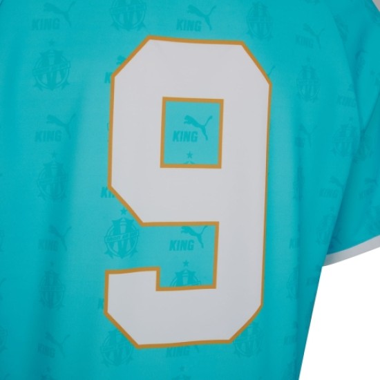 Maglia Retro King OM #9 - Blu Bambino