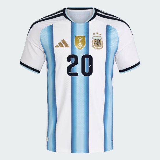 Maglia Ufficiale Casa Argentina 2026 Uomo MAC ALLISTER #20 Maglia Ufficiale Casa Argentina 2026 Uomo MAC ALLISTER #20