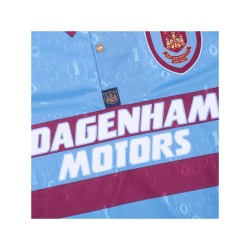 Maglia retrò trasferta anniversario uomo West Ham United 1995 celeste Maglia retrò trasferta anniversario uomo West Ham United 1995 celeste