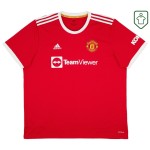 Maglia retrò casa uomo Manchester United 2021/22 B. Fernandes #18 Maglia retrò casa uomo Manchester United 2021/22 B. Fernandes #18