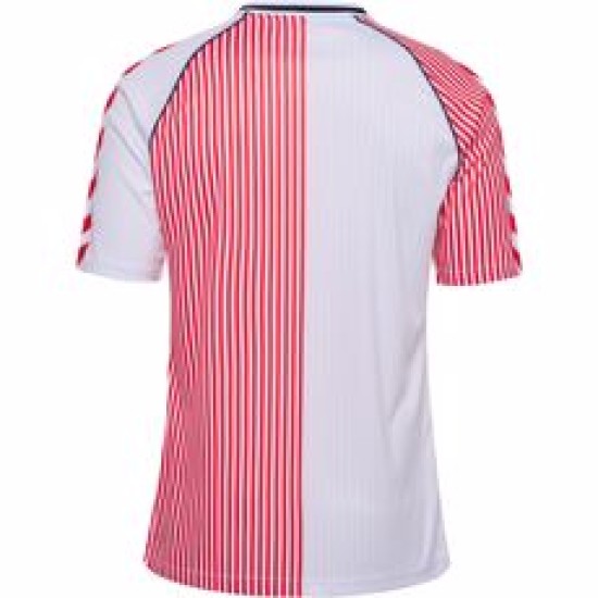 Maglia retrò Danimarca 86 - bianca bambino