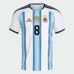 Maglia Ufficiale Casa Argentina 2026 Uomo E. FERNÁNDEZ #8 Maglia Ufficiale Casa Argentina 2026 Uomo E. FERNÁNDEZ #8