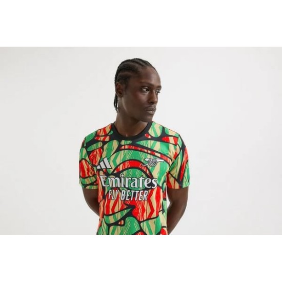 Maglia Pre Partita Terza Arsenal Europa Uomo 2024/25 Maglia Pre Partita Terza Arsenal Europa Uomo 2024/25