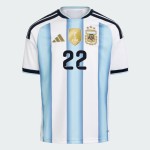 Maglia Ufficiale Casa Argentina 2026 Uomo L. MARTÍNEZ #22 Maglia Ufficiale Casa Argentina 2026 Uomo L. MARTÍNEZ #22