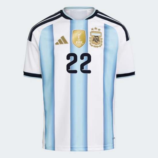 Maglia Ufficiale Casa Argentina 2026 Uomo L. MARTÍNEZ #22 Maglia Ufficiale Casa Argentina 2026 Uomo L. MARTÍNEZ #22