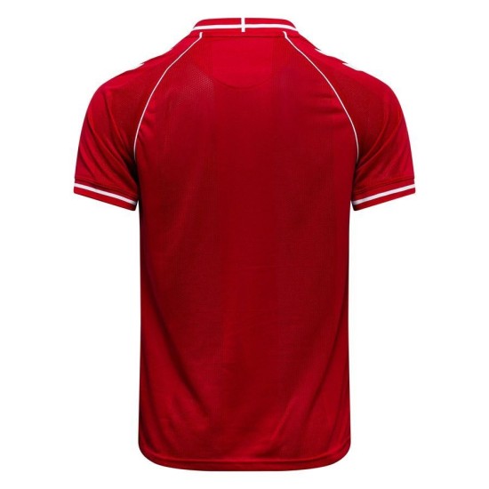 Maglia Mondiale 2026 Casa Danimarca Uomo Maglia Mondiale 2026 Casa Danimarca Uomo