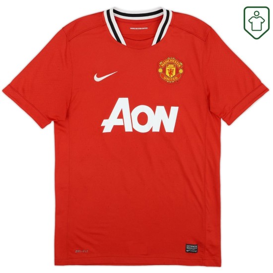 Maglia retrò casa uomo Manchester United 2011/12 Rooney #10 Maglia retrò casa uomo Manchester United 2011/12 Rooney #10