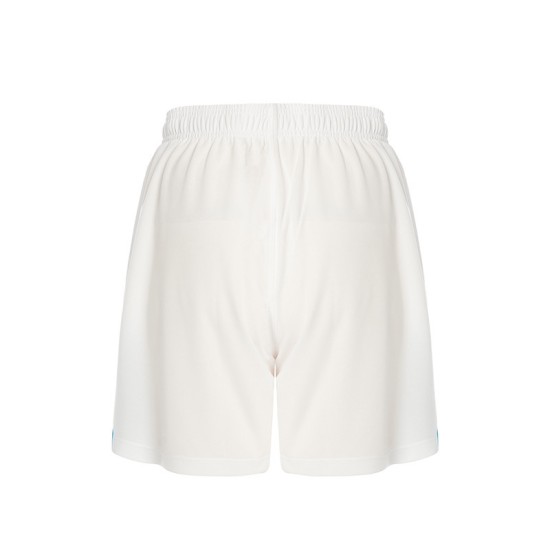 Pantaloncini Casa Napoli Donna 2024/25 - Bianco/Azzurro Pantaloncini Casa Napoli Donna 2024/25 - Bianco/Azzurro