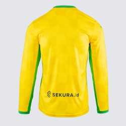 Maglia a Maniche Lunghe Casalinga Uomo Norwich City 2024/25 Maglia a Maniche Lunghe Casalinga Uomo Norwich City 2024/25