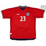 Maglia retrò Inghilterra 2002/04 trasferta da uomo Rooney #23 Maglia retrò Inghilterra 2002/04 trasferta da uomo Rooney #23
