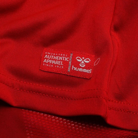 Maglia Mondiale 2026 Casa Danimarca Uomo Maglia Mondiale 2026 Casa Danimarca Uomo