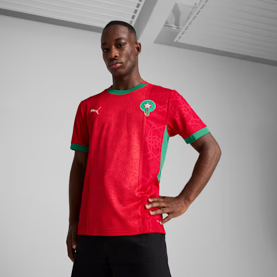 Maglia casa Marocco 2025 uomo Maglia casa Marocco 2025 uomo