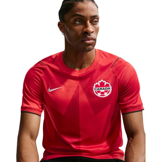 Maglia Coppa del Mondo 2026 Casa Canada Uomo Maglia Coppa del Mondo 2026 Casa Canada Uomo