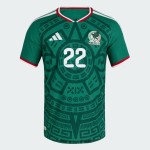 Maglia Ufficiale Casa Messico 2026 Uomo H. LOZANO #22 Maglia Ufficiale Casa Messico 2026 Uomo H. LOZANO #22