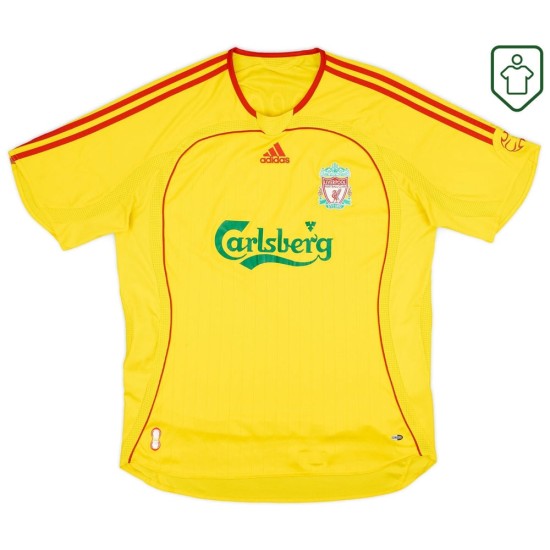 Maglia retrò trasferta uomo Liverpool 2006/07 Gerrard #8 Maglia retrò trasferta uomo Liverpool 2006/07 Gerrard #8