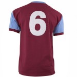 Maglia Retrò Prima Maglia Bobby Moore West Ham United Uomo 1958 #6 Maglia Retrò Prima Maglia Bobby Moore West Ham United Uomo 1958 #6