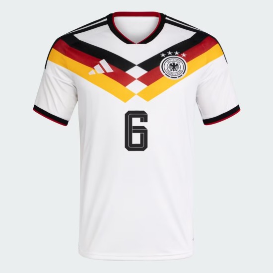 Maglia Ufficiale Casa Germania 2026 Bambino KIMMICH #6 Maglia Ufficiale Casa Germania 2026 Bambino KIMMICH #6