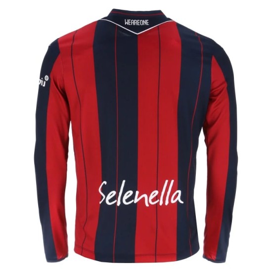 Bambino Bologna FC 2025/26 Maglia Home Manica Lunga Bambino Bologna FC 2025/26 Maglia Home Manica Lunga