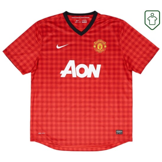 Maglia retrò casa uomo Manchester United 2012/13 Rooney #10 Maglia retrò casa uomo Manchester United 2012/13 Rooney #10