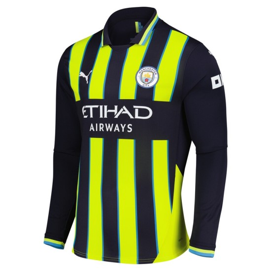Maglia Trasferta a Maniche Lunghe Uomo RODRIGO Manchester City 2024/25 Maglia Trasferta a Maniche Lunghe Uomo RODRIGO Manchester City 2024/25