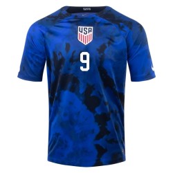 Ricardo Pepi #9 USMNT Maglia Trasferta Coppa del Mondo 2022