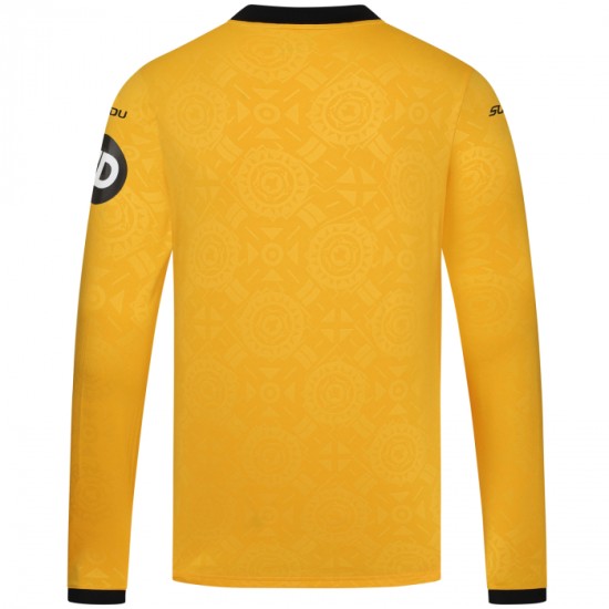 Maglia Manica Lunga Casa 2025/26 Wolverhampton Wanderers Bambino Maglia Manica Lunga Casa 2025/26 Wolverhampton Wanderers Bambino