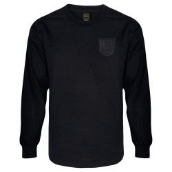 Maglia retrò blackout maniche lunghe Inghilterra 1966 #6 da uomo Maglia retrò blackout maniche lunghe Inghilterra 1966 #6 da uomo