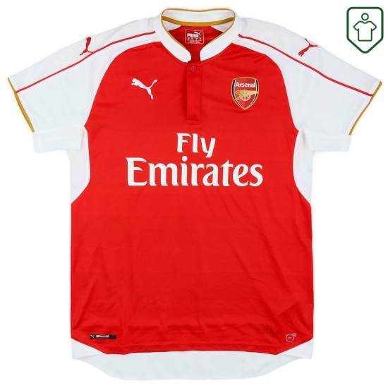 Maglia retrò casa uomo Arsenal 2015/16 Arteta #8 Maglia retrò casa uomo Arsenal 2015/16 Arteta #8