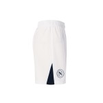 Pantaloncini Casa Napoli Bambino 2024/25 - Bianco/Blu Marino