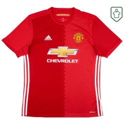Maglia retrò casa uomo Manchester United 2016/17 Pogba #6 Maglia retrò casa uomo Manchester United 2016/17 Pogba #6