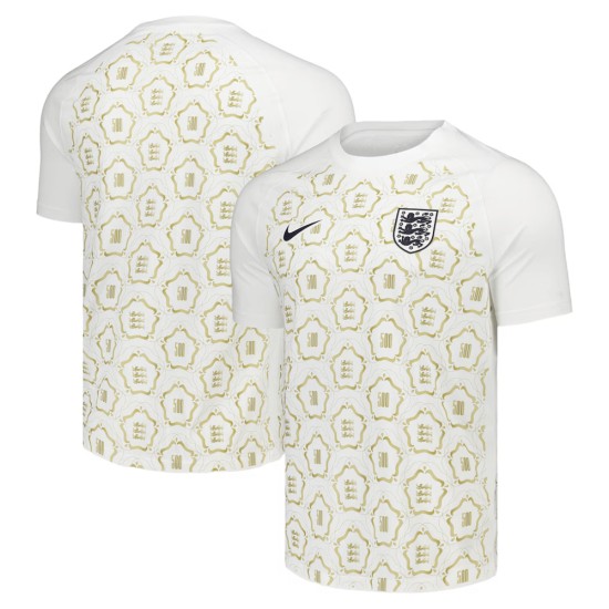 Maglia Pre-Partita 500º Anniversario England Lionesses Donna – Bianco Maglia Pre-Partita 500º Anniversario England Lionesses Donna – Bianco