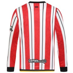 Maglia a maniche lunghe casalinga Sheffield United 2024/25 Uomo Maglia a maniche lunghe casalinga Sheffield United 2024/25 Uomo