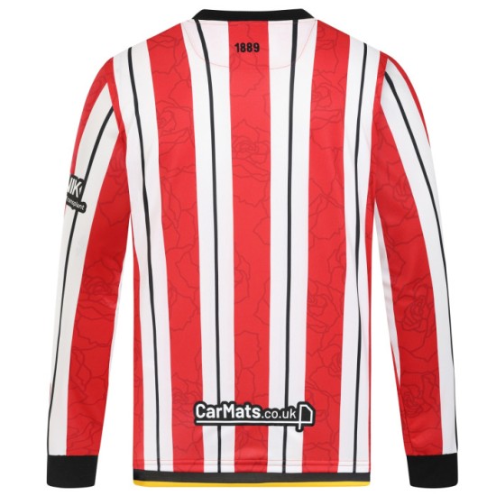 Maglia a maniche lunghe casalinga Sheffield United 2024/25 Uomo