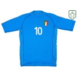 Maglia retrò Italia 2002 casa da uomo Totti #10 Maglia retrò Italia 2002 casa da uomo Totti #10