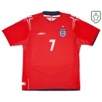 Maglia retrò Inghilterra 2004/06 trasferta da uomo Beckham #7 Maglia retrò Inghilterra 2004/06 trasferta da uomo Beckham #7