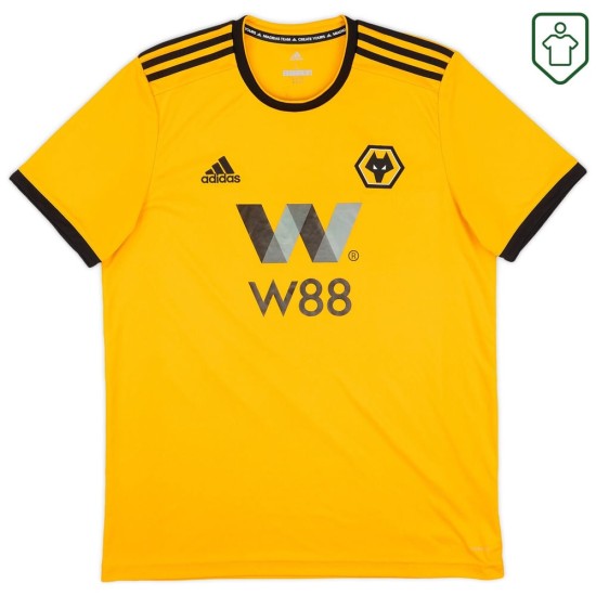 Maglia retrò casa uomo Wolverhampton Wanderers 2018/19 Neves #8 Maglia retrò casa uomo Wolverhampton Wanderers 2018/19 Neves #8