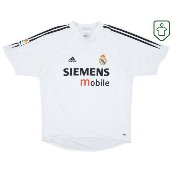 Uomo Maglia retro casa Real Madrid 2004/05 Zidane #5