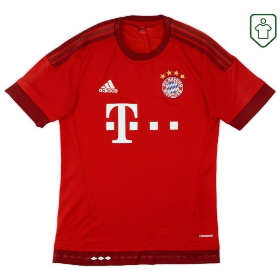 Maglia retrò Bayern Monaco 2015/16 Casa Uomo Thiago #6 Maglia retrò Bayern Monaco 2015/16 Casa Uomo Thiago #6