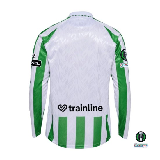 Maglia Maniche Lunghe Casalinga Bambino Real Betis 2024/25 Maglia Maniche Lunghe Casalinga Bambino Real Betis 2024/25