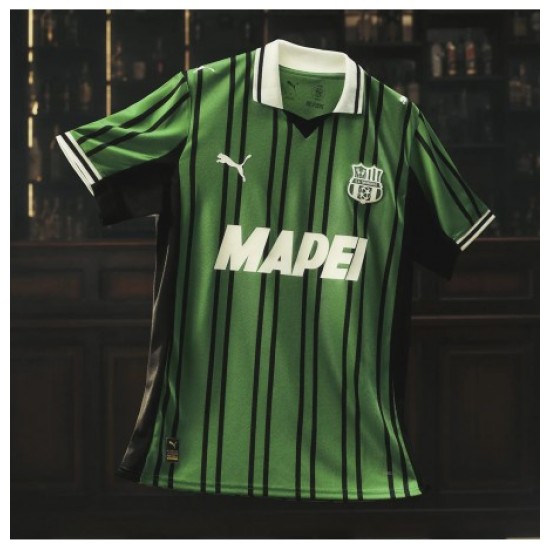 Bambino Sassuolo Maglia Casa 2025/26 Bambino Sassuolo Maglia Casa 2025/26