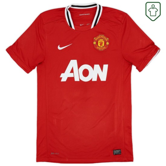 Maglia retrò casa uomo Manchester United 2011/12 Scholes #22 Maglia retrò casa uomo Manchester United 2011/12 Scholes #22