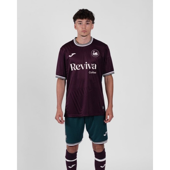 Maglia trasferta Swansea City 2025/26 bambino Maglia trasferta Swansea City 2025/26 bambino