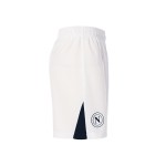 Pantaloncini Casa Napoli Uomo 2024/25 - Bianco/Blu Marino