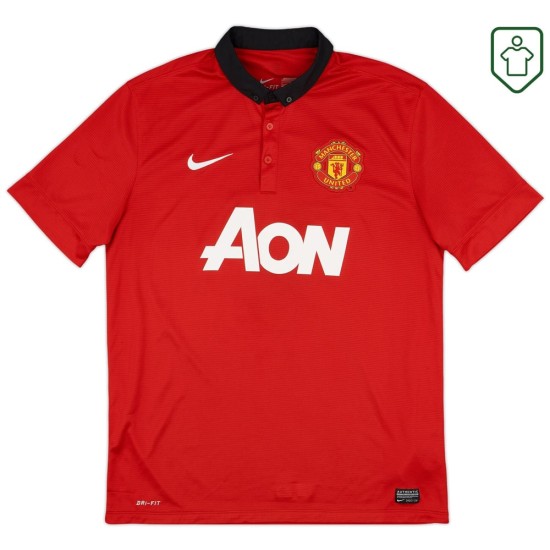 Maglia retrò casa uomo Manchester United 2013/14 Mata #8 Maglia retrò casa uomo Manchester United 2013/14 Mata #8