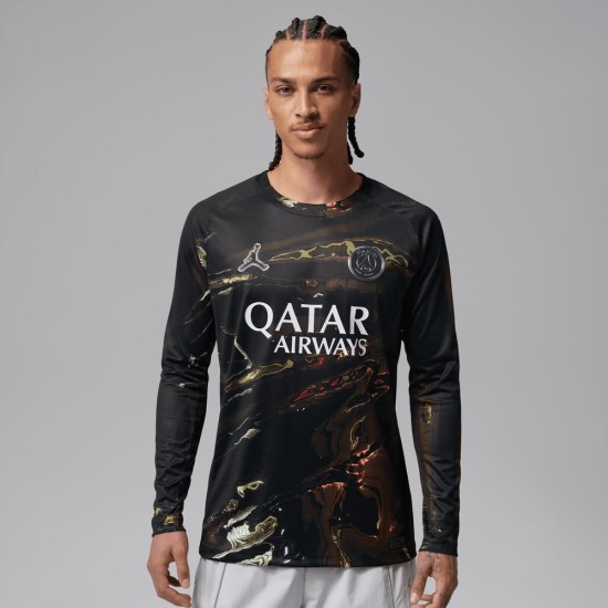 Donna PSG 2025/26 Maglia Jordan Night Edition Maniche Lunghe Donna PSG 2025/26 Maglia Jordan Night Edition Maniche Lunghe