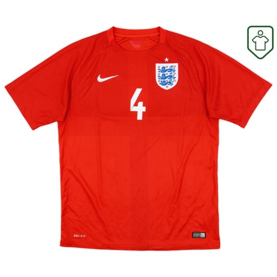 Maglia retrò Inghilterra 2014/15 trasferta da uomo Gerrard #4