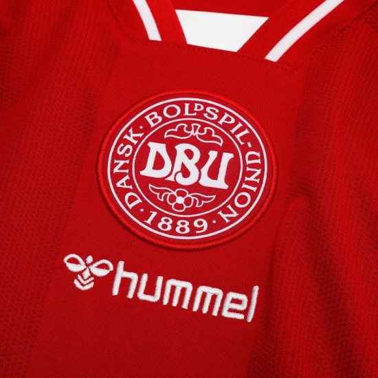 Maglia Mondiale 2026 Casa Manica Lunga Danimarca Bambino Maglia Mondiale 2026 Casa Manica Lunga Danimarca Bambino