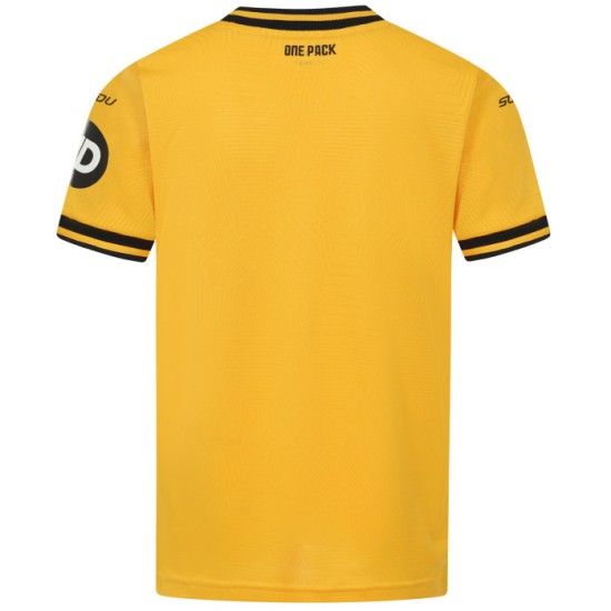 Maglia Casa Wolverhampton Wanderers Bambino 2024/25 Maglia Casa Wolverhampton Wanderers Bambino 2024/25
