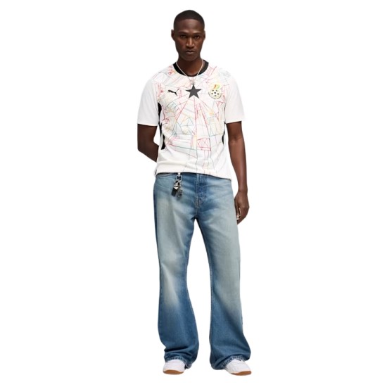 Maglia Mondiali 2026 Casa Ghana Uomo Maglia Mondiali 2026 Casa Ghana Uomo